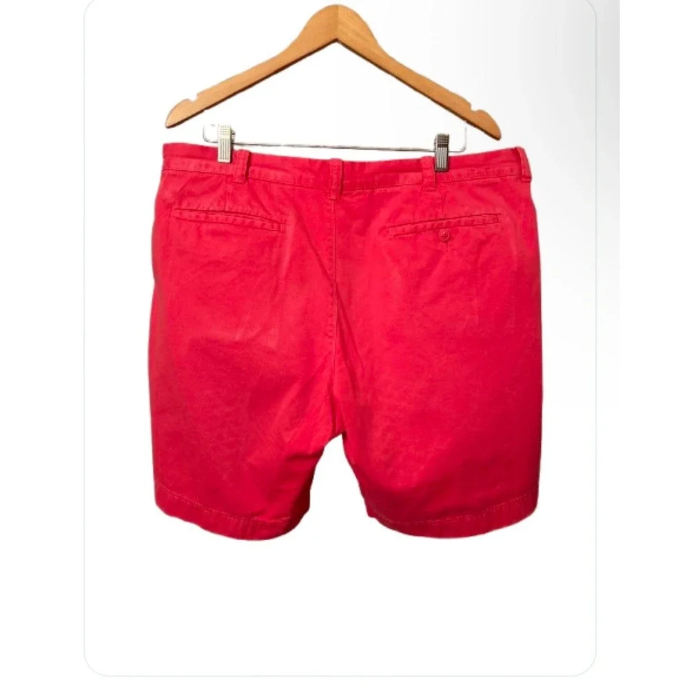 J Crew Stanton Chino Red Shorts‎ 38